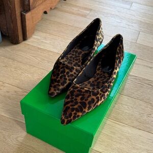 Leopard ballet flats size women’s 9
